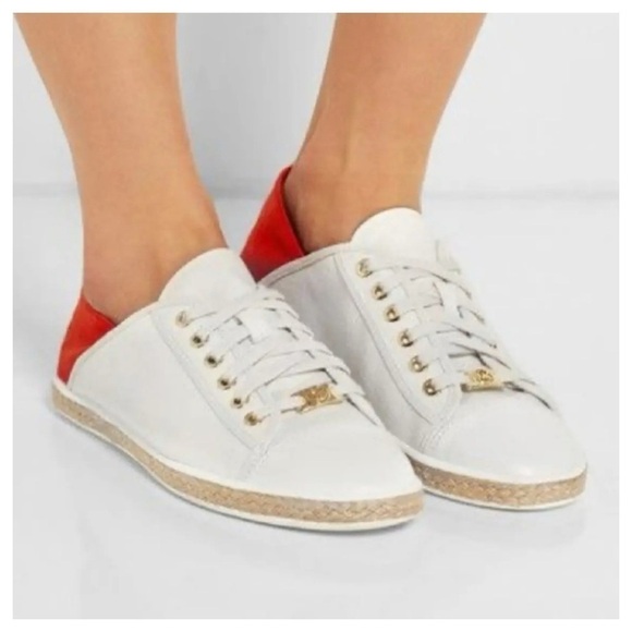 Michael Kors
Lace Up Sneakers - Kristy Slide Cream Red size 8.5 M - Picture 1 of 11
